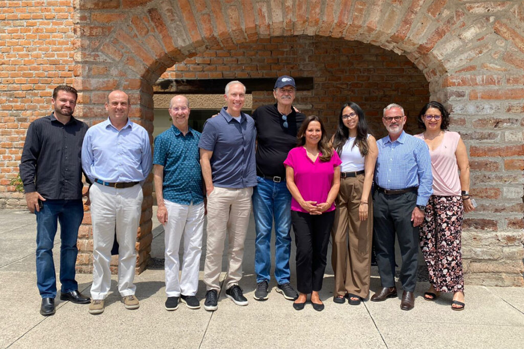 Deans visit group photo